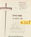 Kearney & Trecker-Kearney & Trecker E Series, Preparatory Training Manual Year (1965)-E-PID-65-02